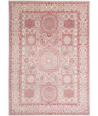 Mamluk 8'11'' X 12'8'' Hand-Knotted Wool Rug 8'11'' x 12'8'' (268 X 380) / Ivory / Red