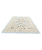 Mamluk 7'8'' X 10'2'' Hand-Knotted Wool Rug 7'8'' x 10'2'' (230 X 305) / Ivory / Blue