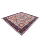 Mamluk 8'2'' X 9'3'' Hand-Knotted Wool Rug 8'2'' x 9'3'' (245 X 278) / Red / Blue