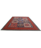 Mamluk 10'2'' X 13'0'' Hand-Knotted Wool Rug 10'2'' x 13'0'' (305 X 390) / Green / Red