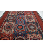 Mamluk 10'2'' X 13'0'' Hand-Knotted Wool Rug 10'2'' x 13'0'' (305 X 390) / Green / Red