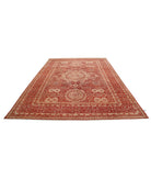 Mamluk 8'6'' X 11'9'' Hand-Knotted Wool Rug 8'6'' x 11'9'' (255 X 353) / Red / Ivory