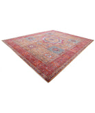 Mamluk 13'3'' X 16'2'' Hand-Knotted Wool Rug 13'3'' x 16'2'' (398 X 485) / Brown / Red