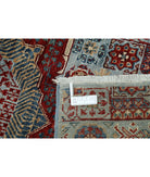 Mamluk 2'5'' X 9'8'' Hand-Knotted Wool Rug 2'5'' x 9'8'' (73 X 290) / Blue / Red