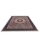 Mamluk 8'1'' X 10'4'' Hand-Knotted Wool Rug 8'1'' x 10'4'' (243 X 310) / Grey / Blue