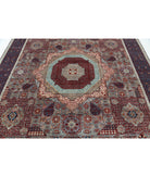 Mamluk 8'1'' X 10'4'' Hand-Knotted Wool Rug 8'1'' x 10'4'' (243 X 310) / Grey / Blue