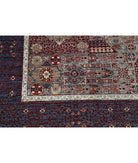 Mamluk 8'1'' X 10'4'' Hand-Knotted Wool Rug 8'1'' x 10'4'' (243 X 310) / Grey / Blue