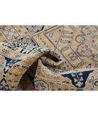 Mamluk 5'3'' X 7'5'' Hand-Knotted Wool Rug 5'3'' x 7'5'' (158 X 223) / Taupe / Blue