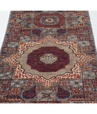 Mamluk 2'7'' X 10'4'' Hand-Knotted Wool Rug 2'7'' x 10'4'' (78 X 310) / Grey / Blue