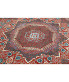 Mamluk 9'2'' X 11'8'' Hand-Knotted Wool Rug 9'2'' x 11'8'' (275 X 350) / Red / Grey