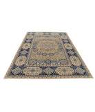 Mamluk 6'7'' X 9'3'' Hand-Knotted Wool Rug 6'7'' x 9'3'' (198 X 278) / Tan / Blue