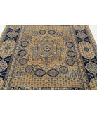 Mamluk 6'7'' X 9'3'' Hand-Knotted Wool Rug 6'7'' x 9'3'' (198 X 278) / Tan / Blue