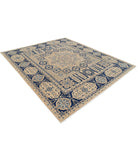 Mamluk 8'2'' X 9'7'' Hand-Knotted Wool Rug 8'2'' x 9'7'' (245 X 288) / Tan / Blue