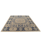 Mamluk 8'2'' X 9'7'' Hand-Knotted Wool Rug 8'2'' x 9'7'' (245 X 288) / Tan / Blue