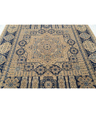 Mamluk 8'2'' X 9'7'' Hand-Knotted Wool Rug 8'2'' x 9'7'' (245 X 288) / Tan / Blue