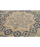 Mamluk 8'2'' X 9'7'' Hand-Knotted Wool Rug 8'2'' x 9'7'' (245 X 288) / Tan / Blue