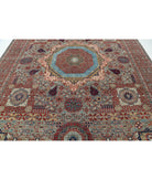 Mamluk 8'11'' X 13'11'' Hand-Knotted Wool Rug 8'11'' x 13'11'' (268 X 418) / Grey / Red