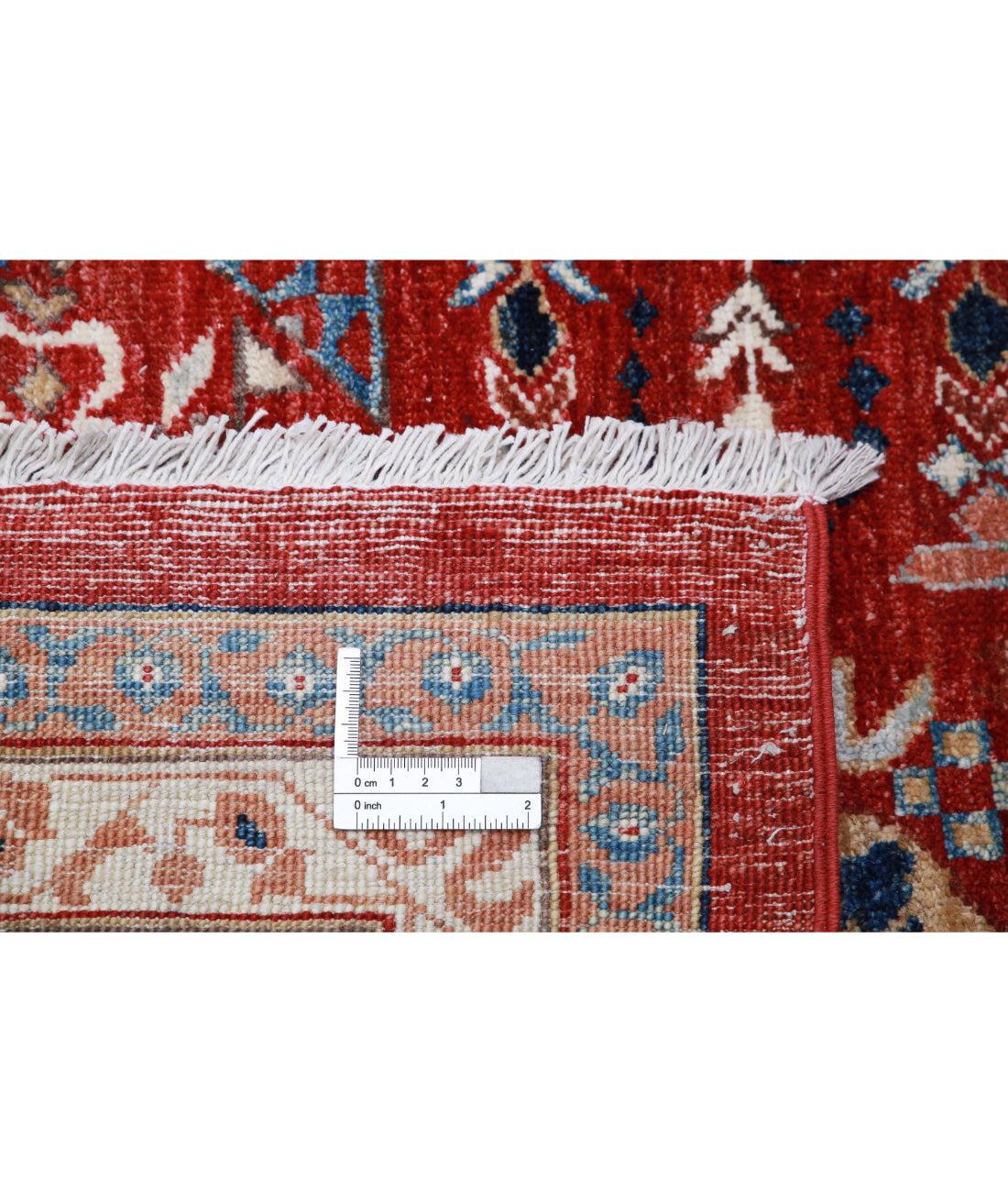 Mamluk 16'5'' X 24'5'' Hand-Knotted Wool Rug 16'5'' x 24'5'' (493 X 733) / Red / Blue