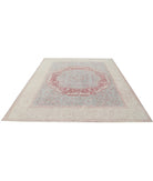 Mamluk 7'11'' X 9'4'' Hand-Knotted Wool Rug 7'11'' x 9'4'' (238 X 280) / Blue / Ivory