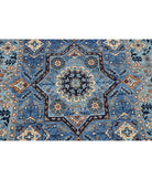 Mamluk 8'0'' X 9'9'' Hand-Knotted Wool Rug 8'0'' x 9'9'' (240 X 293) / Blue / Blue