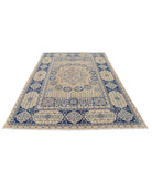 Mamluk 6'5'' X 9'4'' Hand-Knotted Wool Rug 6'5'' x 9'4'' (193 X 280) / Tan / Blue