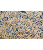 Mamluk 6'5'' X 9'4'' Hand-Knotted Wool Rug 6'5'' x 9'4'' (193 X 280) / Tan / Blue