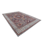 Mamluk 9'11'' X 14'0'' Hand-Knotted Wool Rug 9'11'' x 14'0'' (298 X 420) / Grey / Grey