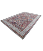 Mamluk 9'11'' X 14'0'' Hand-Knotted Wool Rug 9'11'' x 14'0'' (298 X 420) / Grey / Grey