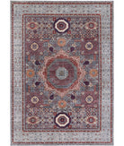 Mamluk 9'11'' X 14'0'' Hand-Knotted Wool Rug 9'11'' x 14'0'' (298 X 420) / Grey / Grey