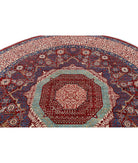 Mamluk 7'10'' X 7'11'' Hand-Knotted Wool Rug 7'10'' x 7'11'' (235 X 238) / Red / Ivory