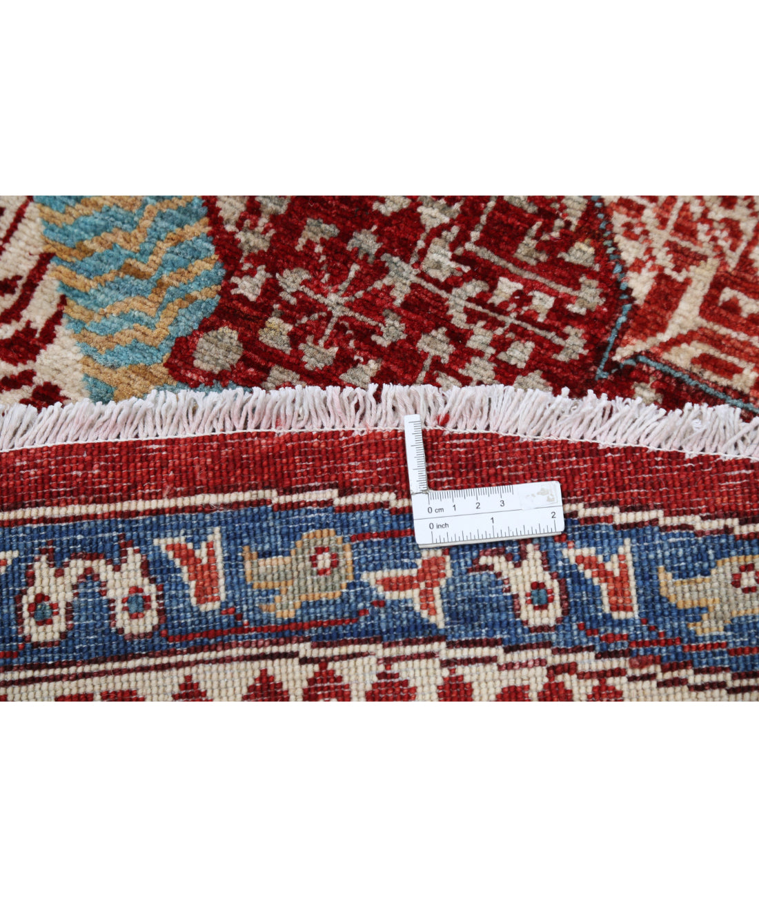 Mamluk 7'10'' X 7'11'' Hand-Knotted Wool Rug 7'10'' x 7'11'' (235 X 238) / Red / Ivory