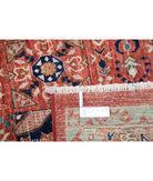 Mamluk 11'1'' X 15'7'' Hand-Knotted Wool Rug 11'1'' x 15'7'' (333 X 468) / Rust / Blue