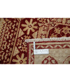 Mamluk 3'7'' X 11'3'' Hand-Knotted Wool Rug 3'7'' x 11'3'' (108 X 338) / Red / Taupe