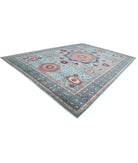 Mamluk 11'11'' X 17'5'' Hand-Knotted Wool Rug 11'11'' x 17'5'' (358 X 523) / Blue / Blue