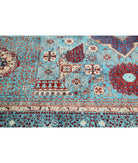 Mamluk 11'11'' X 17'5'' Hand-Knotted Wool Rug 11'11'' x 17'5'' (358 X 523) / Blue / Blue