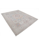 Mamluk 7'11'' X 9'9'' Hand-Knotted Wool Rug 7'11'' x 9'9'' (238 X 293) / Ivory / Blue