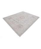 Mamluk 7'11'' X 9'9'' Hand-Knotted Wool Rug 7'11'' x 9'9'' (238 X 293) / Ivory / Blue