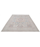 Mamluk 7'11'' X 9'9'' Hand-Knotted Wool Rug 7'11'' x 9'9'' (238 X 293) / Ivory / Blue