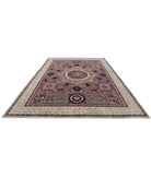 Mamluk 8'9'' X 12'3'' Hand-Knotted Wool Rug 8'9'' x 12'3'' (263 X 368) / Grey / Ivory