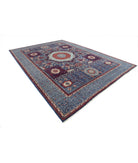 Mamluk 9'11'' X 13'11'' Hand-Knotted Wool Rug 9'11'' x 13'11'' (298 X 418) / Blue / Blue