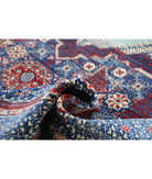 Mamluk 9'11'' X 13'11'' Hand-Knotted Wool Rug 9'11'' x 13'11'' (298 X 418) / Blue / Blue