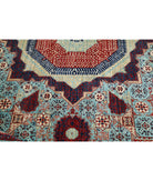 Mamluk 9'11'' X 14'1'' Hand-Knotted Wool Rug 9'11'' x 14'1'' (298 X 423) / Green / Blue