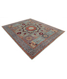 Mamluk 7'11'' X 9'11'' Hand-Knotted Wool Rug 7'11'' x 9'11'' (238 X 298) / Blue / Blue