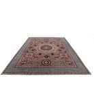 Mamluk 8'10'' X 11'10'' Hand-Knotted Wool Rug 8'10'' x 11'10'' (265 X 355) / Grey / Blue