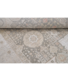Hand Knotted Mamluk Wool Rug 6' 6" X 9' 6" 6' 6" X 9' 6" (198 X 290) / Green / Ivory