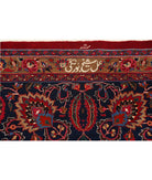 Mashad 11'8'' X 18'0'' Hand-Knotted Wool Rug 11'8'' x 18'0'' (350 X 540) / Red / Blue