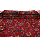 Mashad 11'8'' X 18'0'' Hand-Knotted Wool Rug 11'8'' x 18'0'' (350 X 540) / Red / Blue