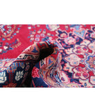 Mashad 6'4'' X 9'4'' Hand-Knotted Wool Rug 6'4'' x 9'4'' (190 X 280) / Red / Blue