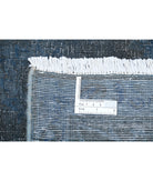 Overdye 7'8'' X 10'11'' Hand-Knotted Wool Rug 7'8'' x 10'11'' (230 X 328) / Blue / Charcoal