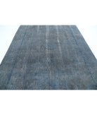 Overdye 7'8'' X 10'11'' Hand-Knotted Wool Rug 7'8'' x 10'11'' (230 X 328) / Blue / Charcoal